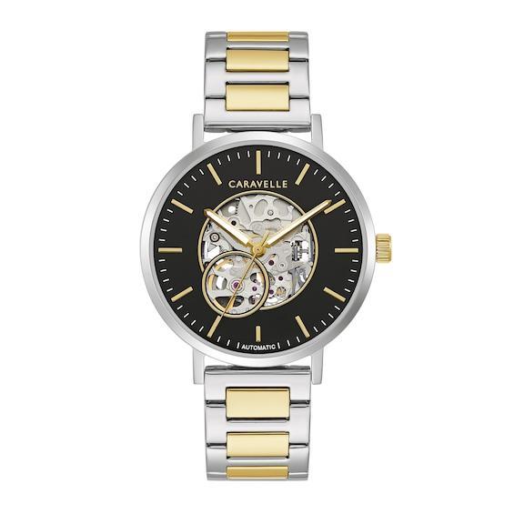 Caravelle by Bulova Mens Two-Tone Stainless Steel Bracelet Watch - 45A152 Gold Silver Product Image