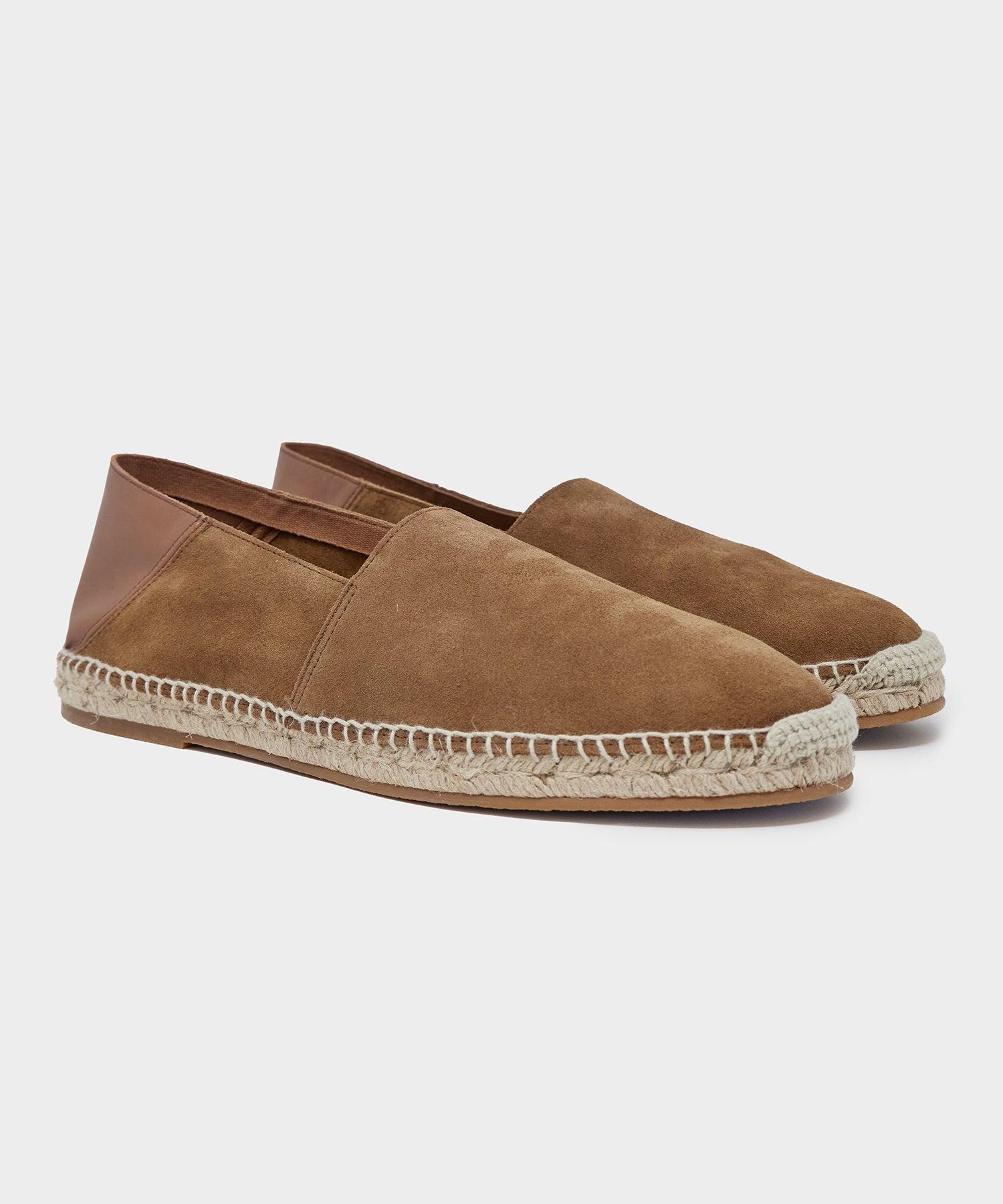 Suede Espadrille in Tobacco Product Image