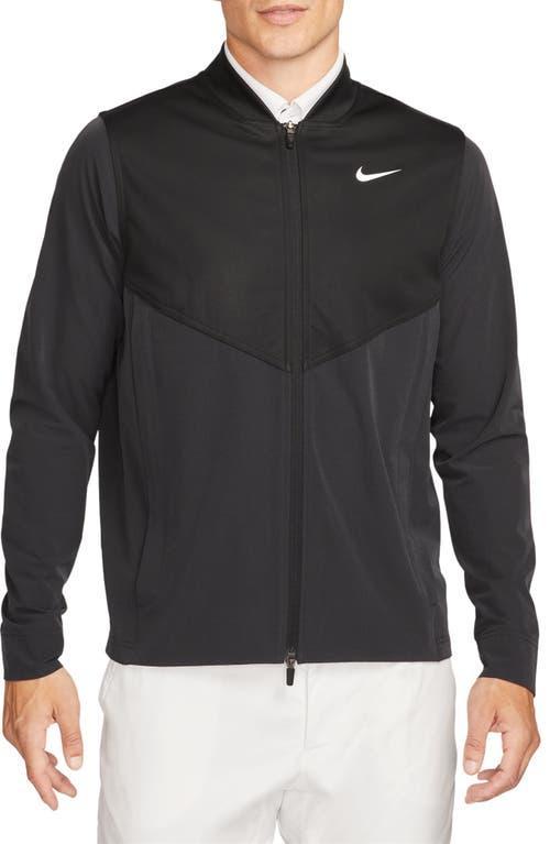 NIKE Tour Essential Water-repellent Golf Jacket In Black Product Image