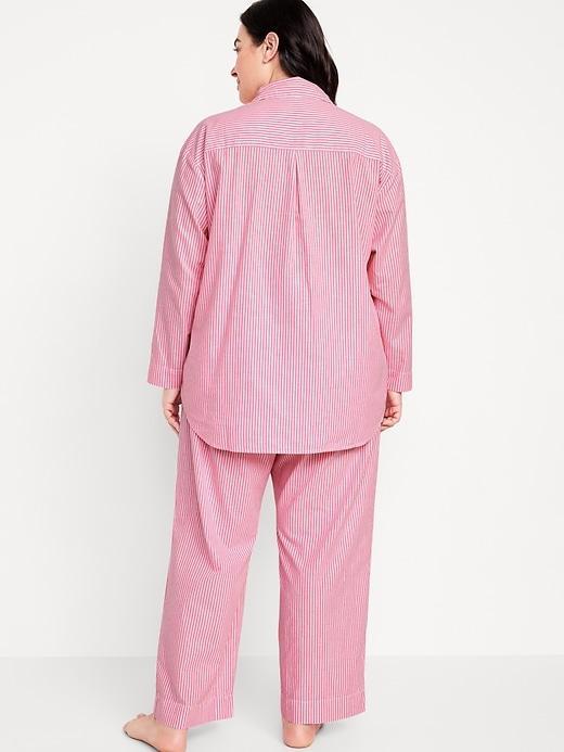 Poplin Pajama Pant Set Product Image