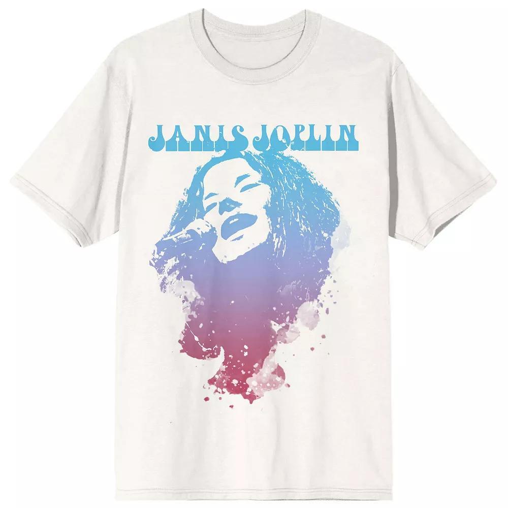 Men's Janis Joplin Two-Color Graphic Tee,  Product Image