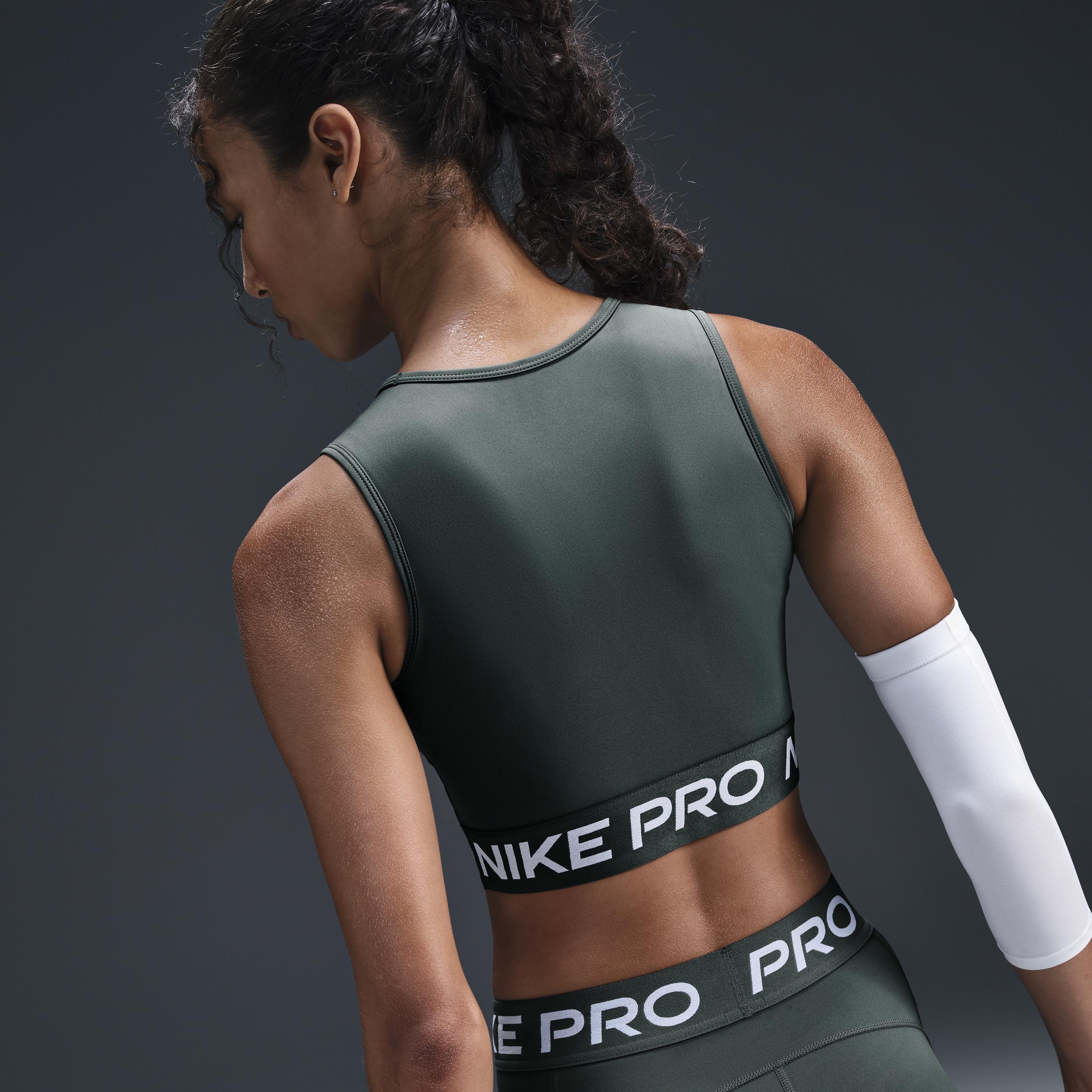 Womens Nike Pro Dri-FIT Crop Tank Top Product Image