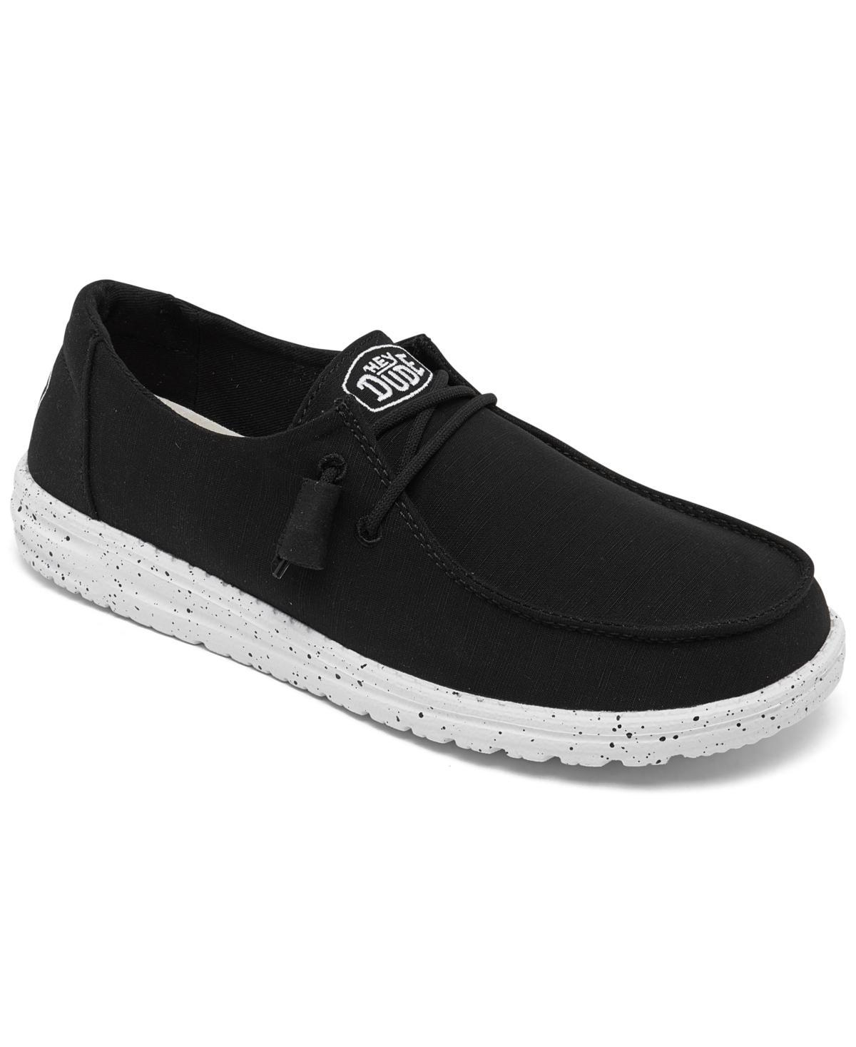 Hey Dude Wendy Slub Canvas Slip-On Casual Shoes Women's Shoes Product Image