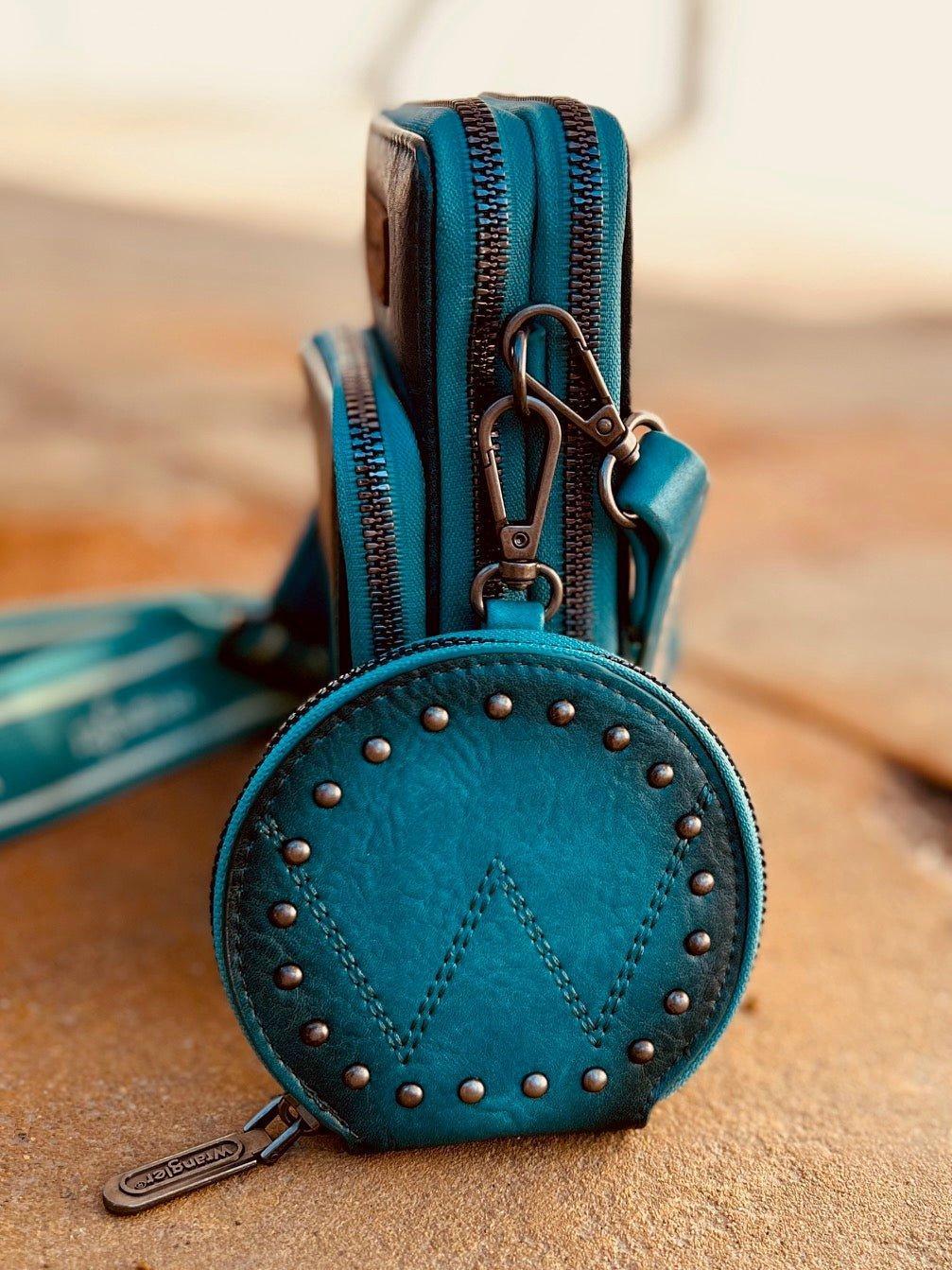 The Original Turquoise Side Bag and Attachment Product Image