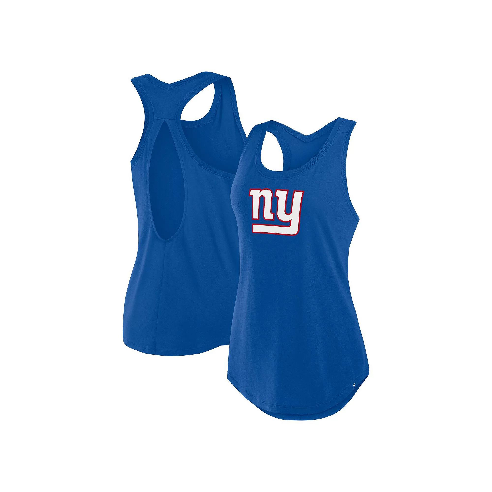 Women's Fanatics Royal New York Giants Iron Fan Tank Top,  Product Image