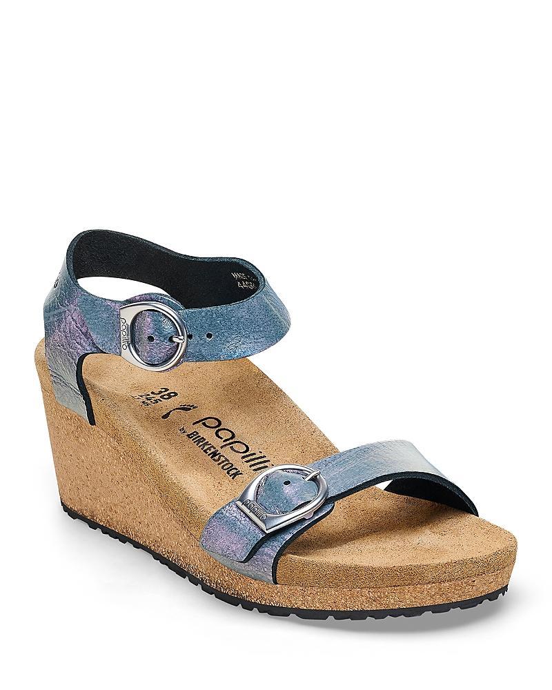 Birkenstock Womens Soley Ankle Strap Wedge Sandals Product Image