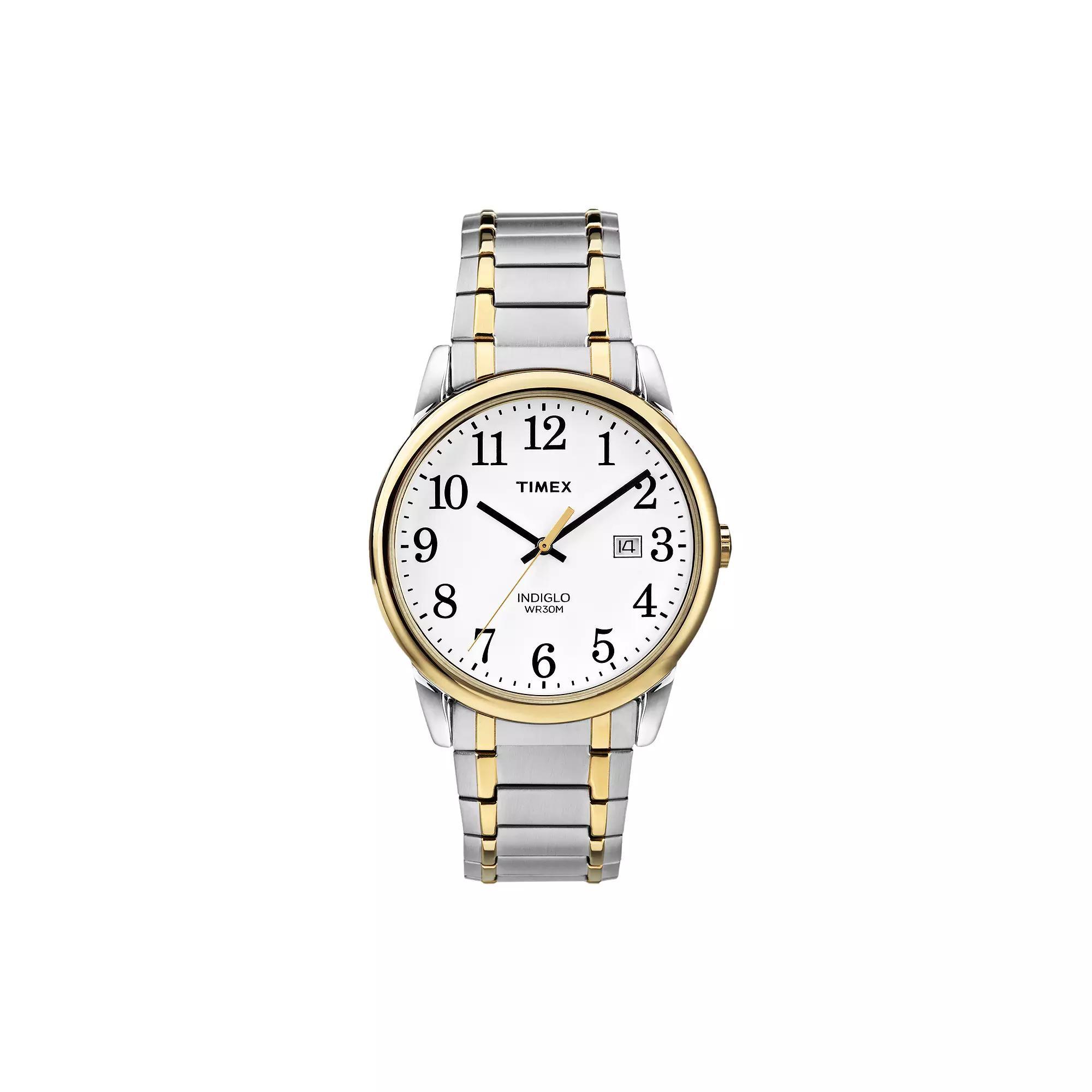 Men's Timex Easy Reader Expansion Band Watch - Light Gold TW2P81400JT Product Image