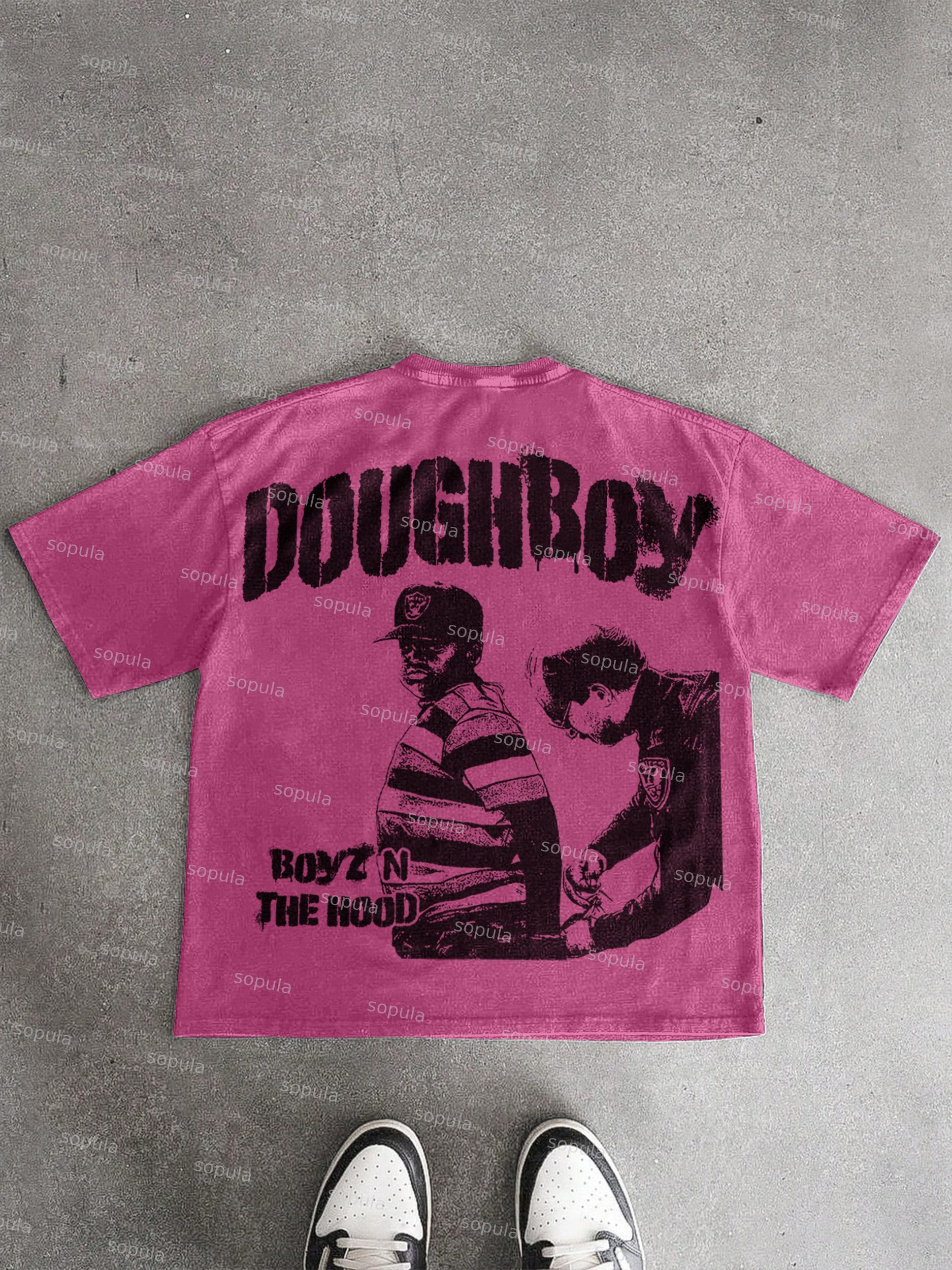 Men's Boyz N The Hood Vintage Aged Graphic Washed T-shirt Product Image