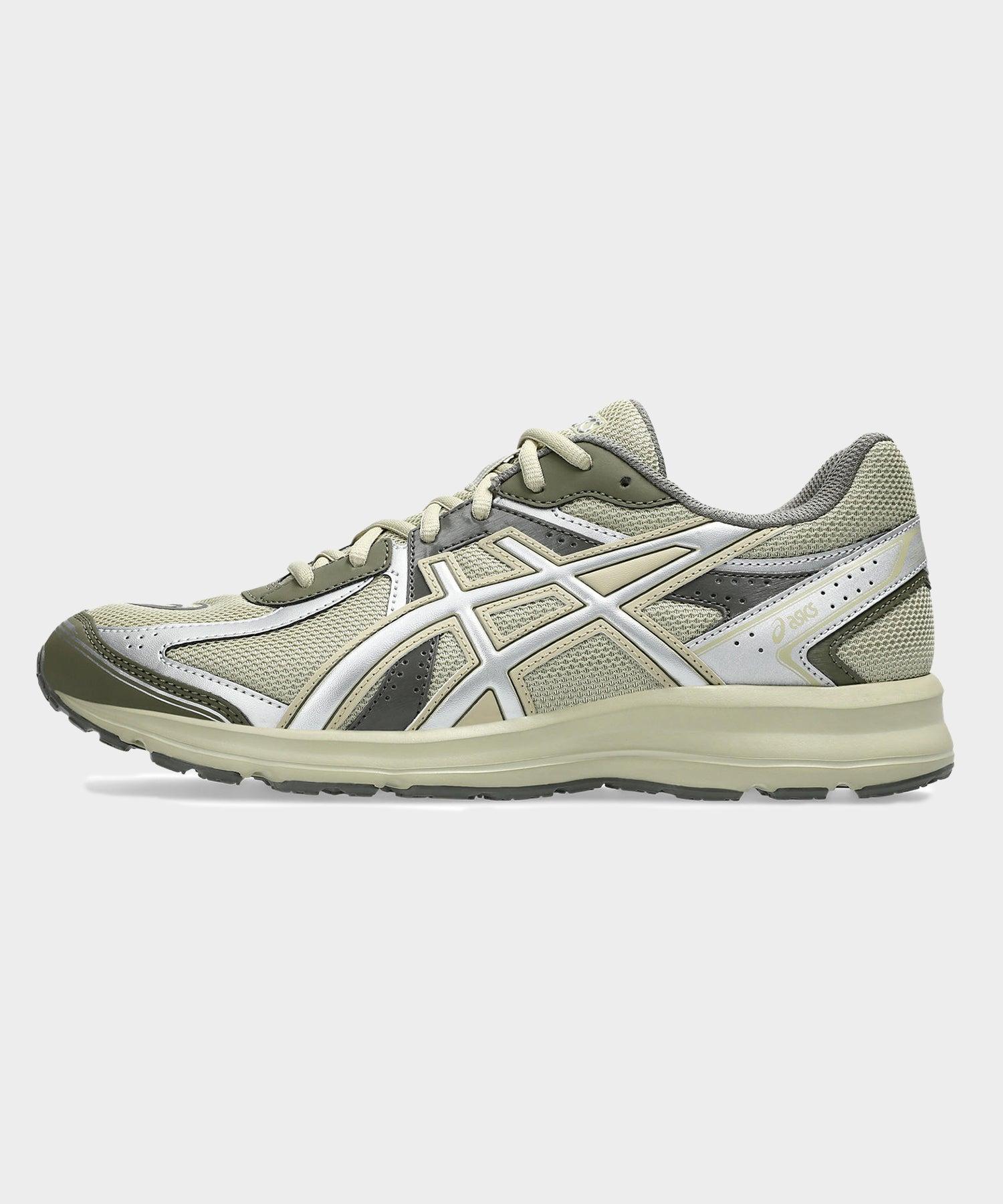 Asics Jog 100S in Khaki + Pure Silver Product Image