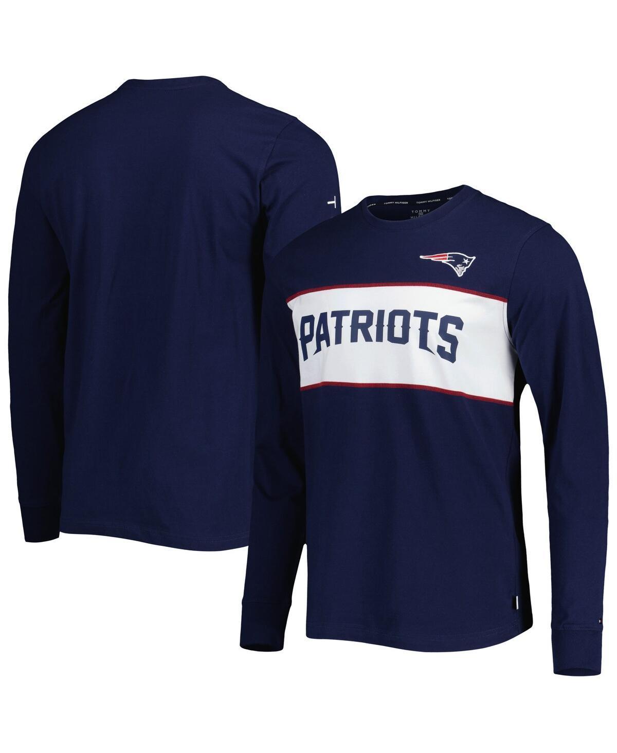 Mens Tommy Hilfiger Navy New England Patriots Peter Team Long Sleeve T-shirt Product Image