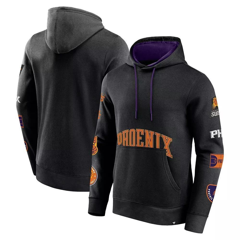 Men's Fanatics Black Phoenix Suns Home Court Pullover Hoodie, Size: Medium, Phx Black Product Image
