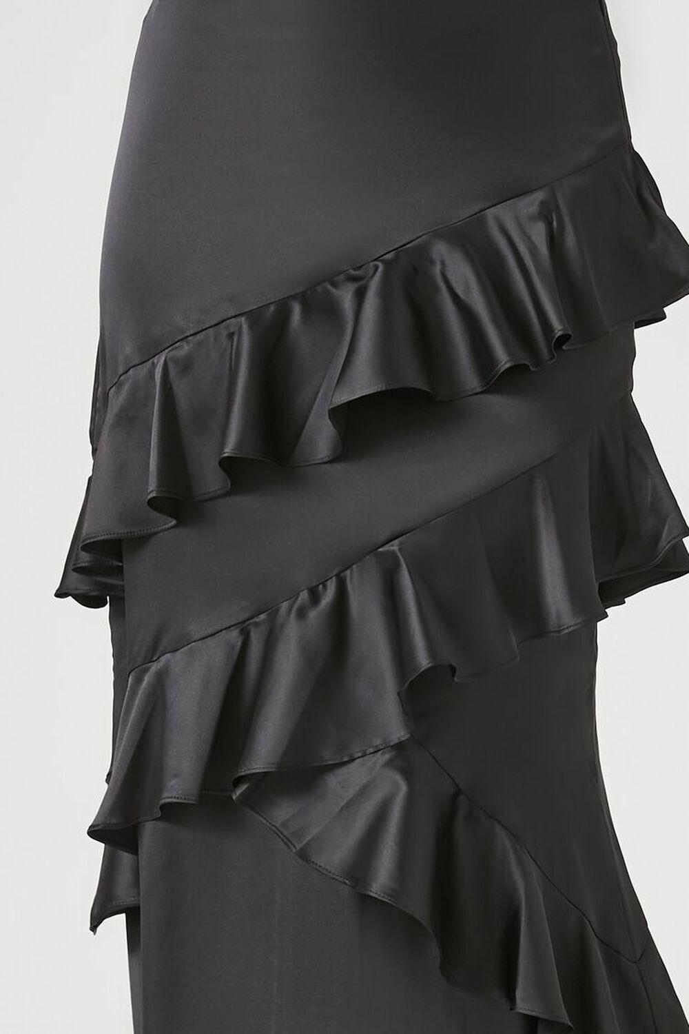 Chiffon Ruffle-Trim Maxi Skirt | Forever 21 Product Image