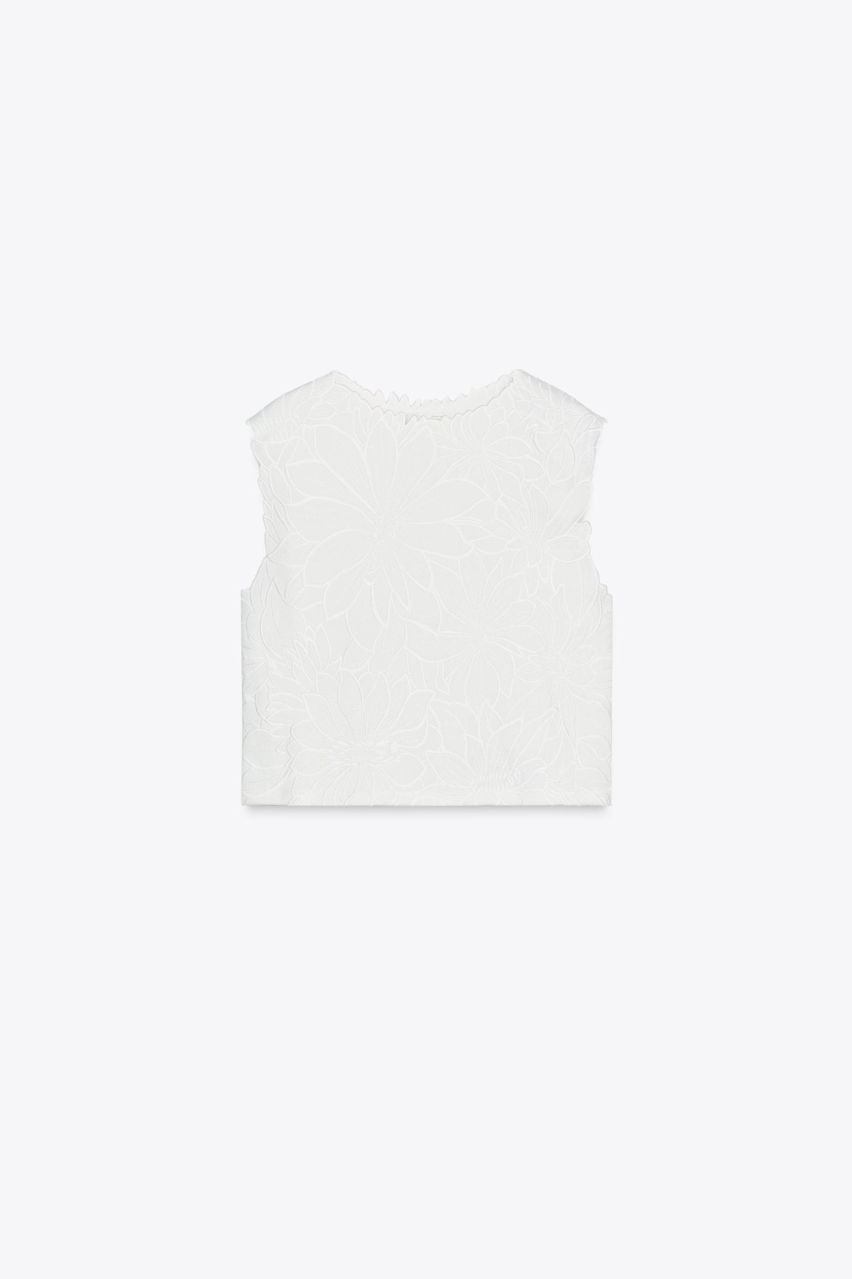 EMBROIDERED INTERLOCK TOP Product Image