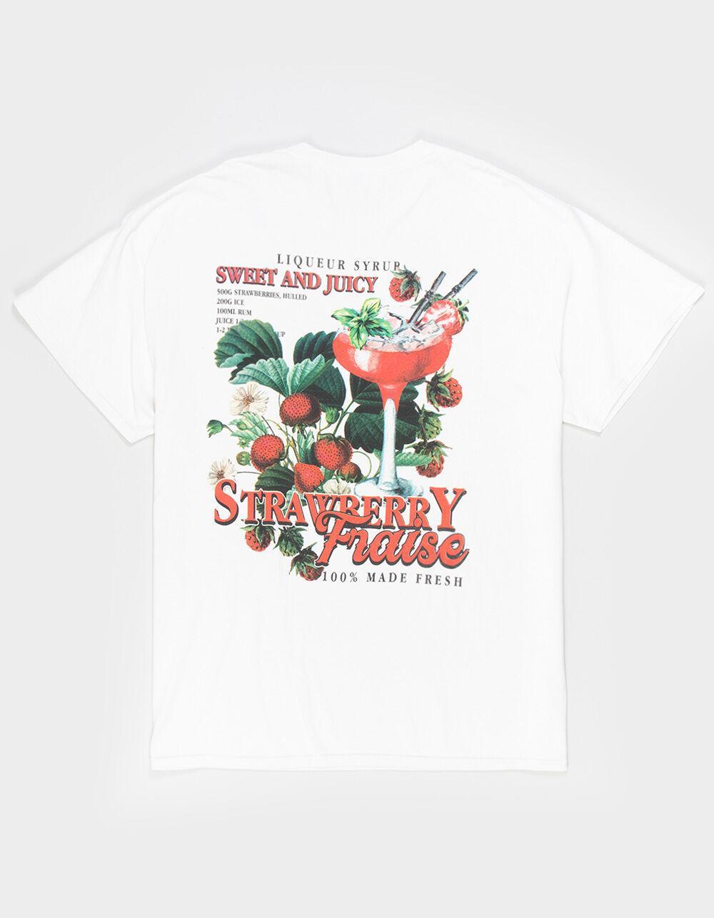 BDG Urban Outfitters Strawberry Fraise Mens Tee - WHITE Product Image