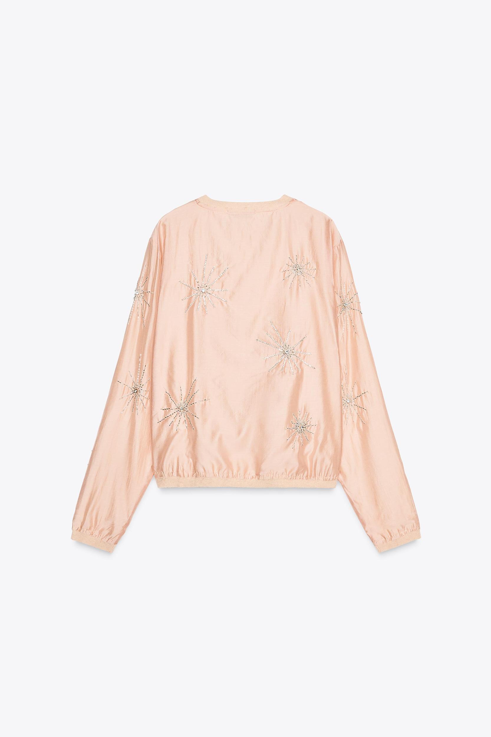 BEADED KNIT TOP Product Image