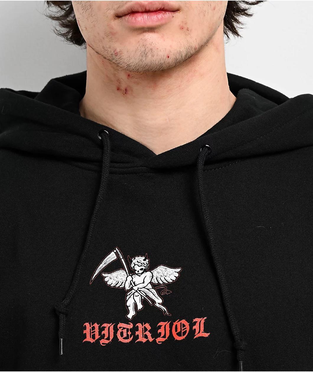 Vitriol Cherubs Black Hoodie Product Image