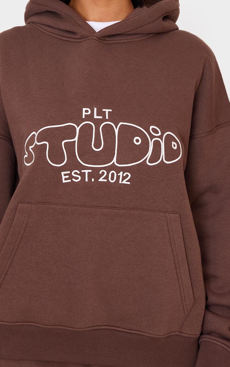 Petite Chocolate PLT Studio Print Hoodie Product Image