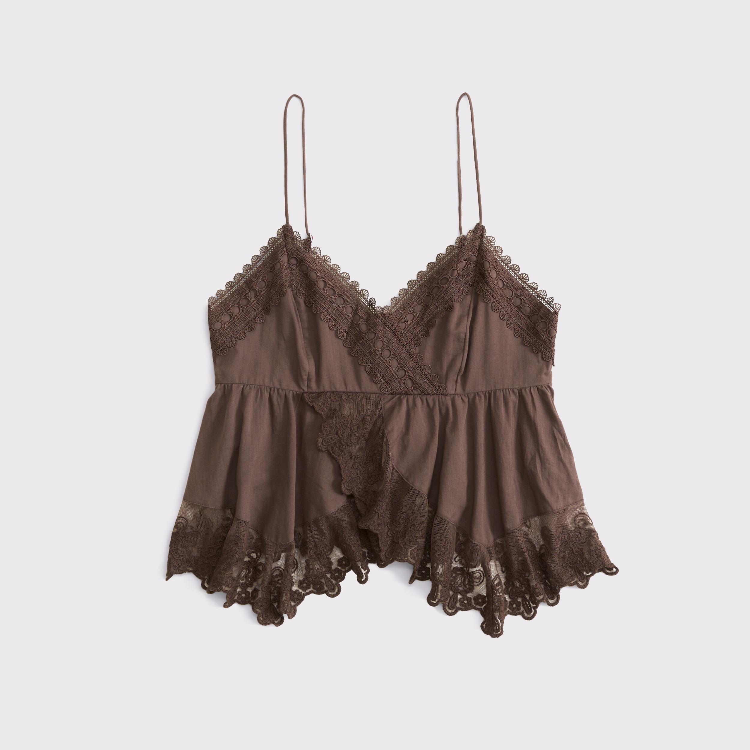 Babydoll Lace-Trim Cami Product Image