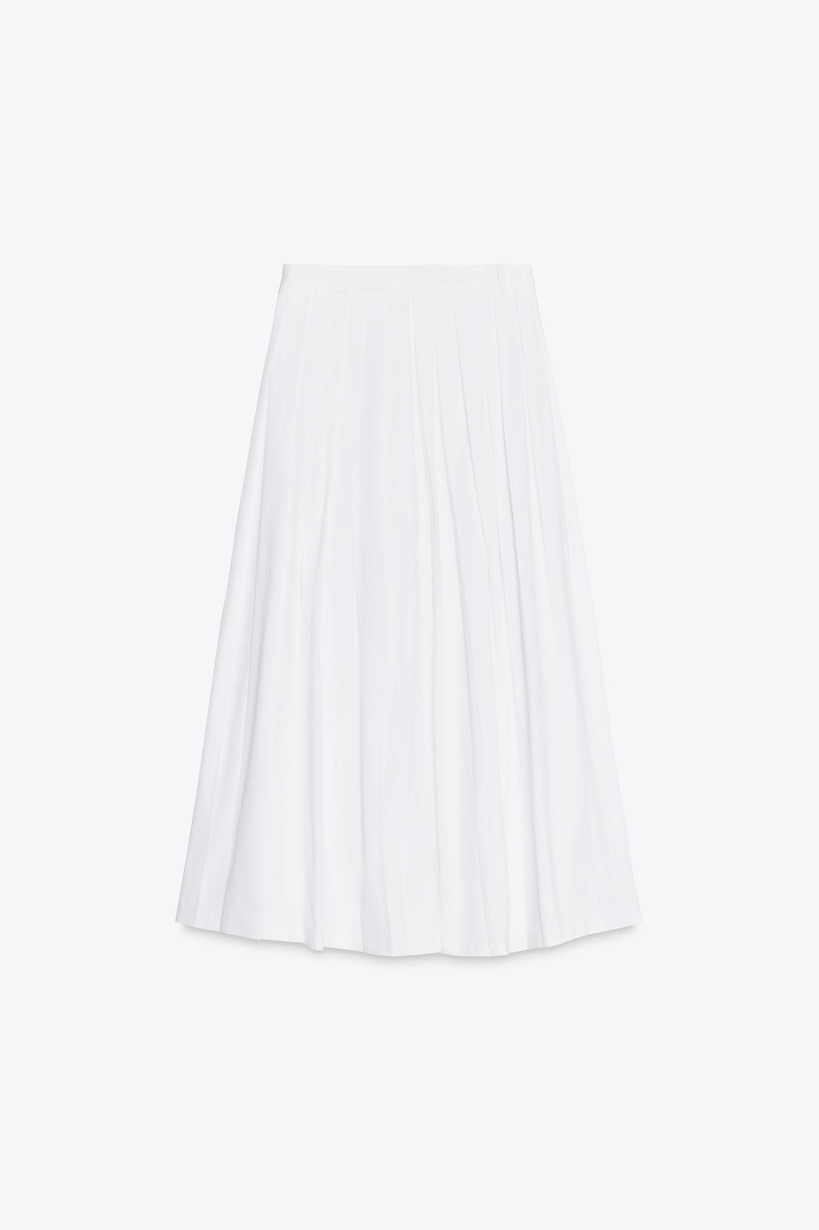 PLEATED MIDI SKIRT Product Image