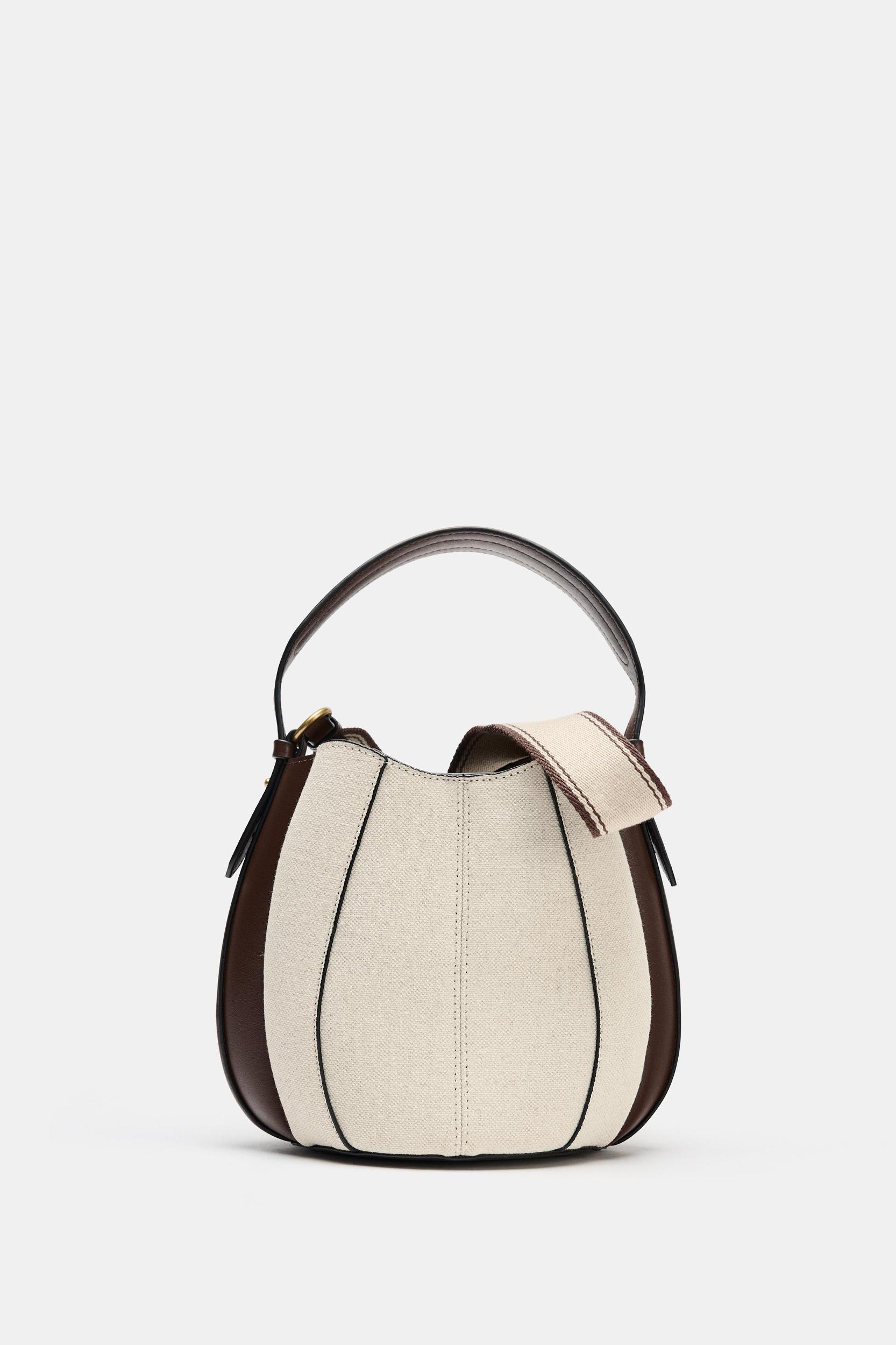 TOPSTITCHED BUCKET BAG Product Image
