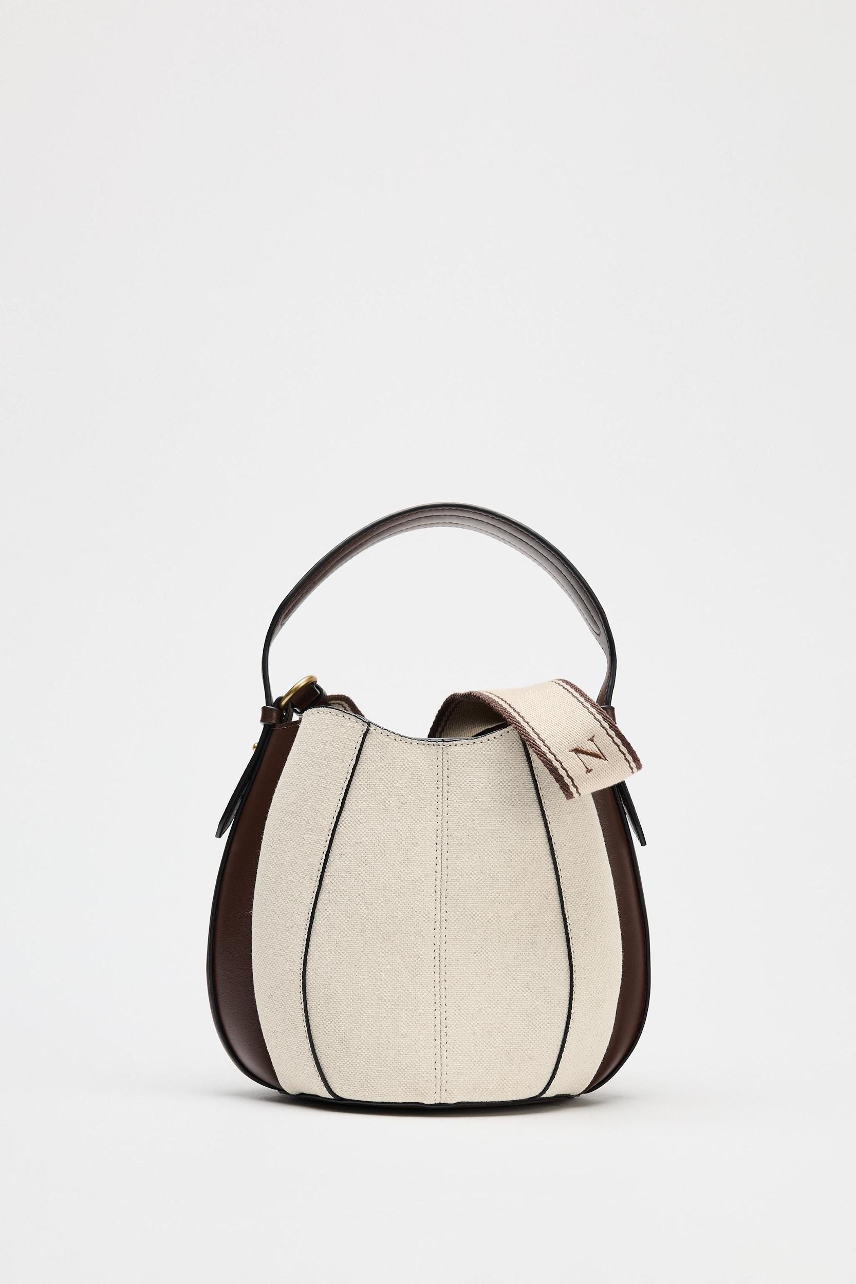 TOPSTITCHED BUCKET BAG Product Image