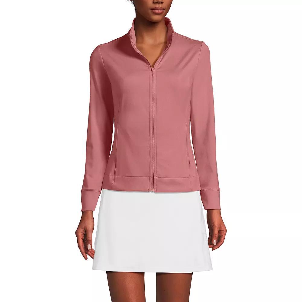Women's Lands' End Long Sleeve High Impact Front Zip Jacket,  Product Image
