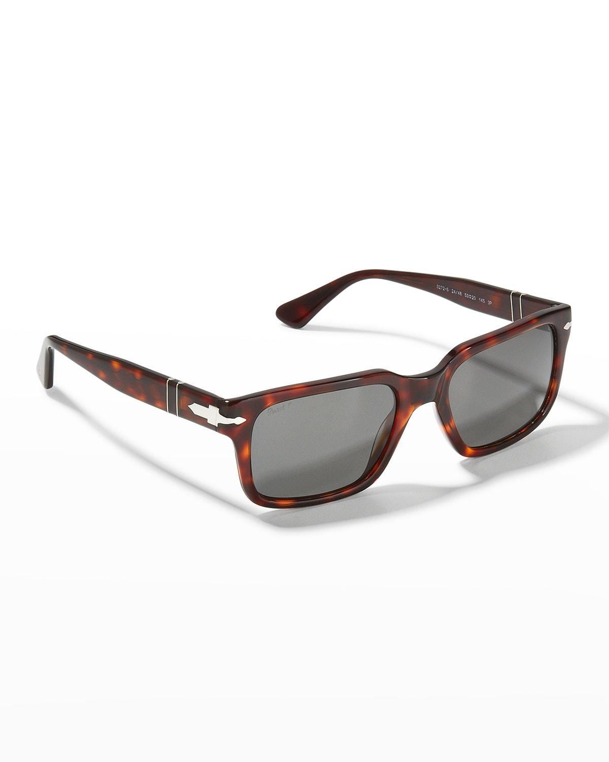 Mens 53MM Wayfarer Sunglasses Product Image