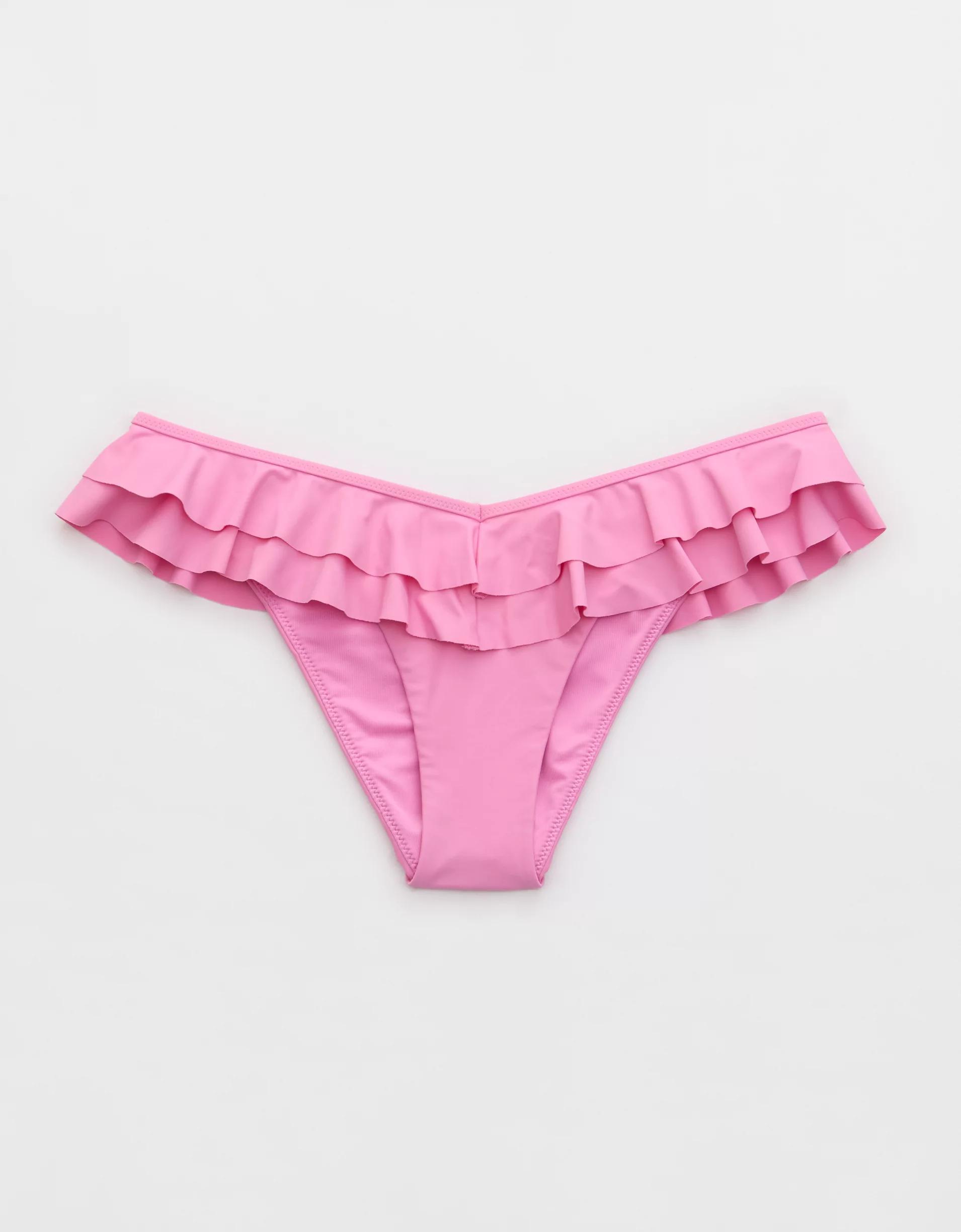 Aerie Ruffle Cheeky Bikini Bottom Product Image