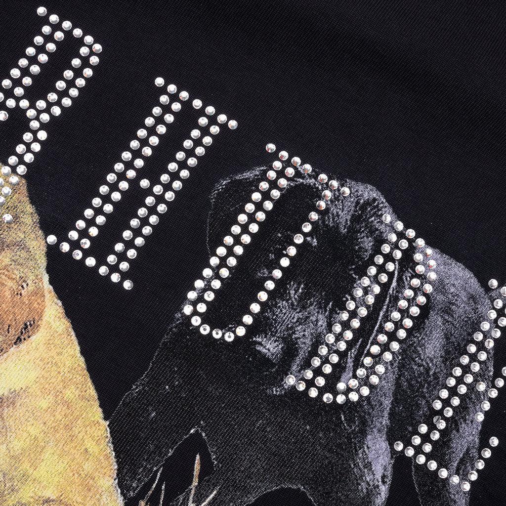Rhinestone Hunting Dog Tee - Vintage Black Male Product Image