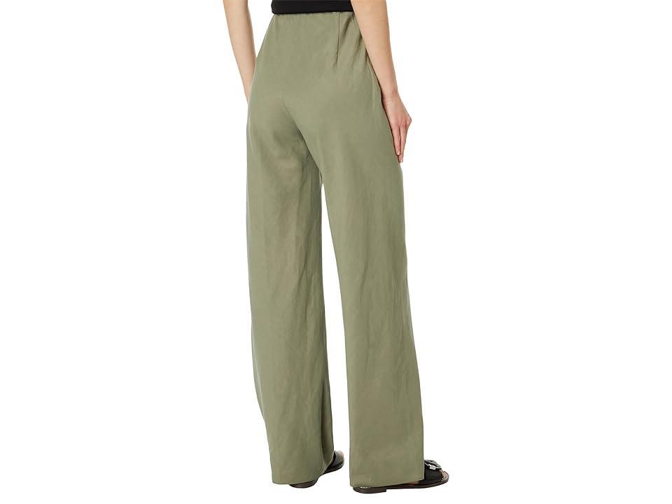 High-Waist Cotton Bias Pants Product Image