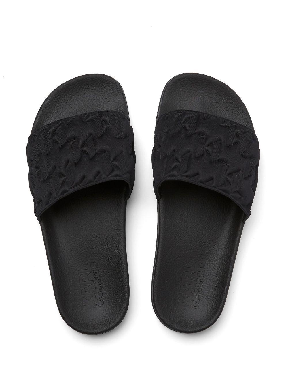 Monogram padded sandals Product Image