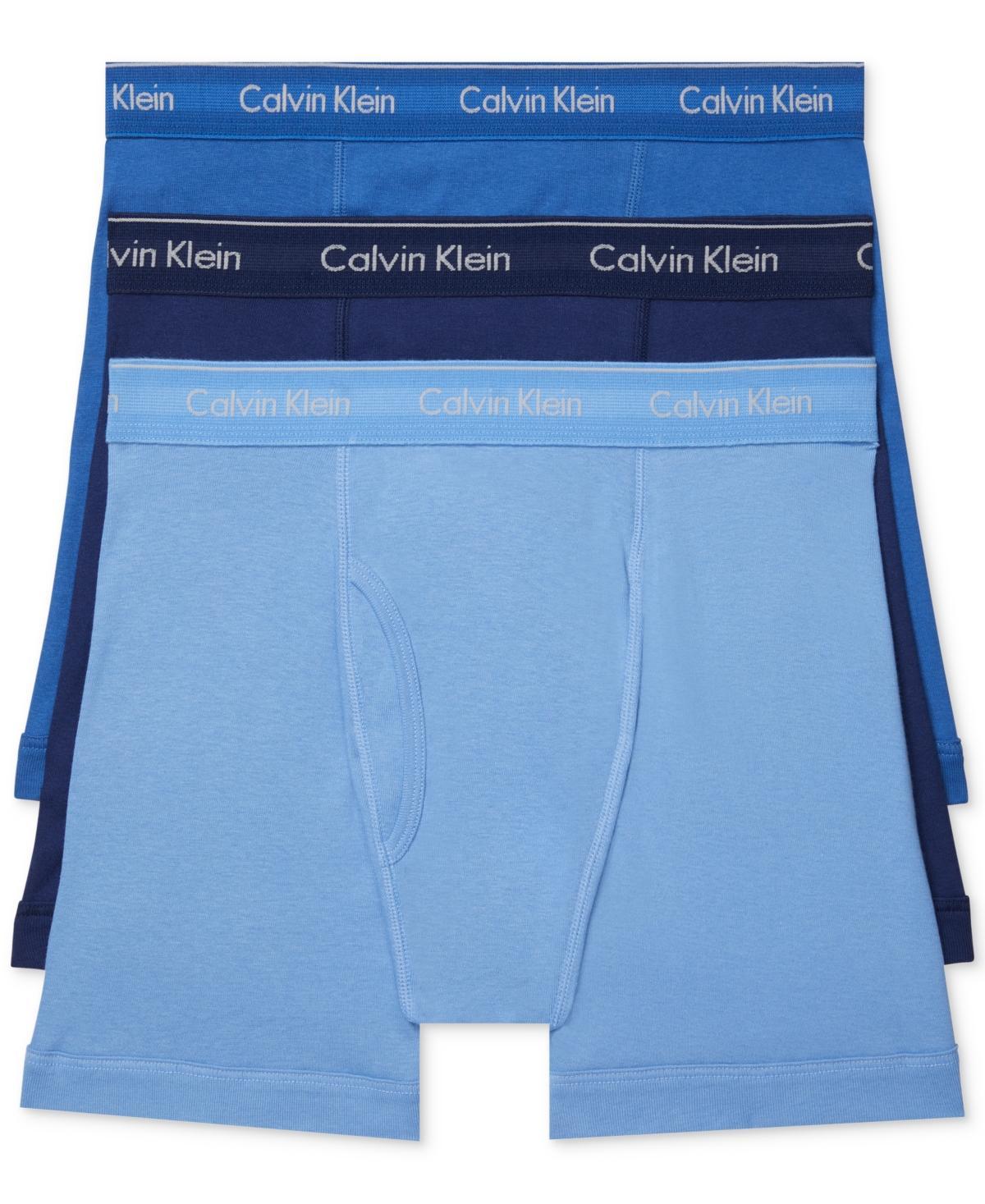 Men's Calvin Klein 3-Pack Cotton Classics Boxer Briefs, Size: XL, White Product Image