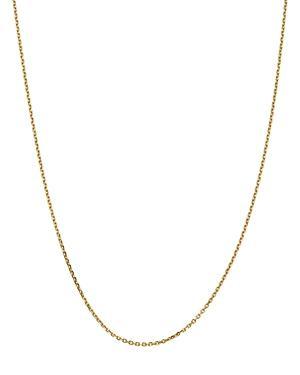 Bloomingdales Fine Collection Mens 14K Yellow Gold 1.65mm Solid Diamond-Cut Cable Chain, 24 - Exclusive Product Image