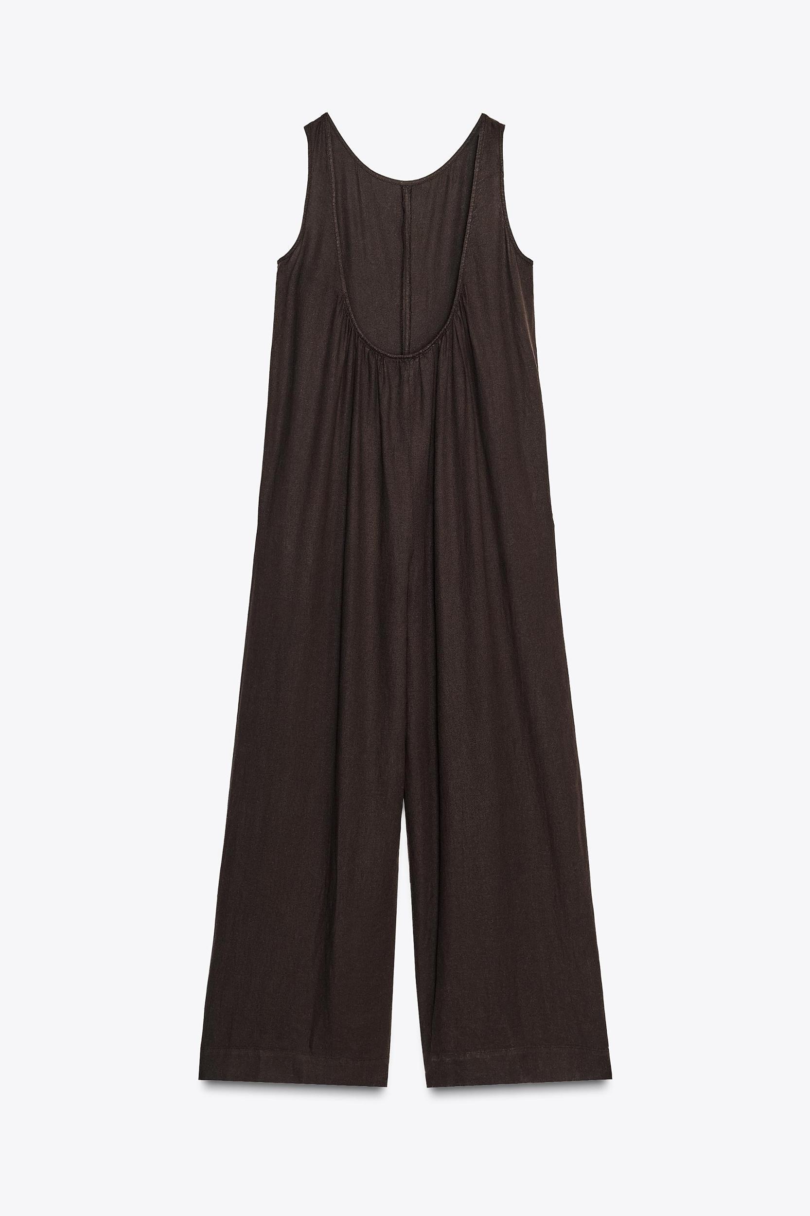 ZW COLLECTION LINEN LONG JUMPSUIT Product Image