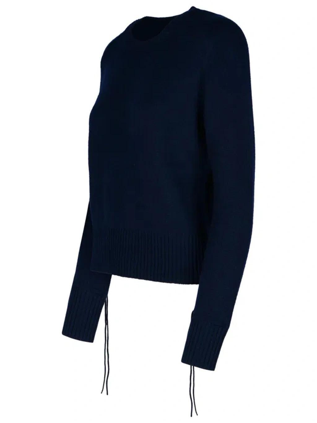 LISA YANG 'zora' Navy Cashmere Sweater Women Product Image