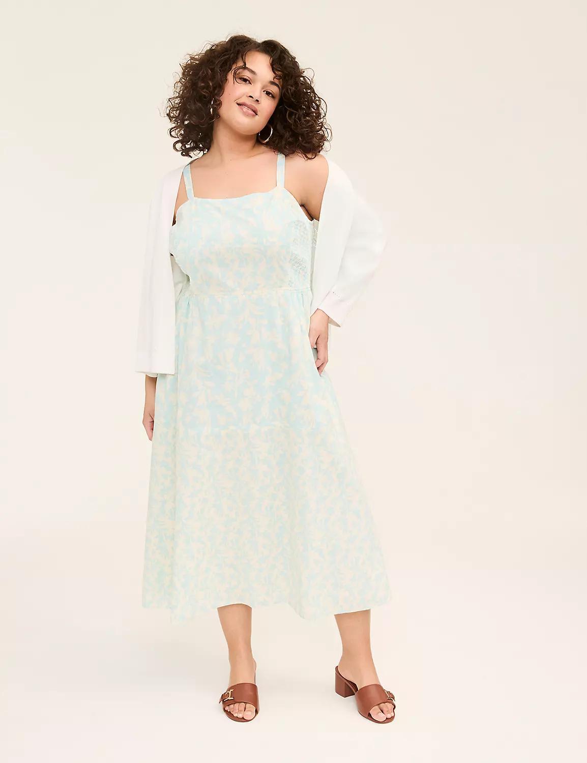 Smocked-Bodice Maxi Dress Product Image