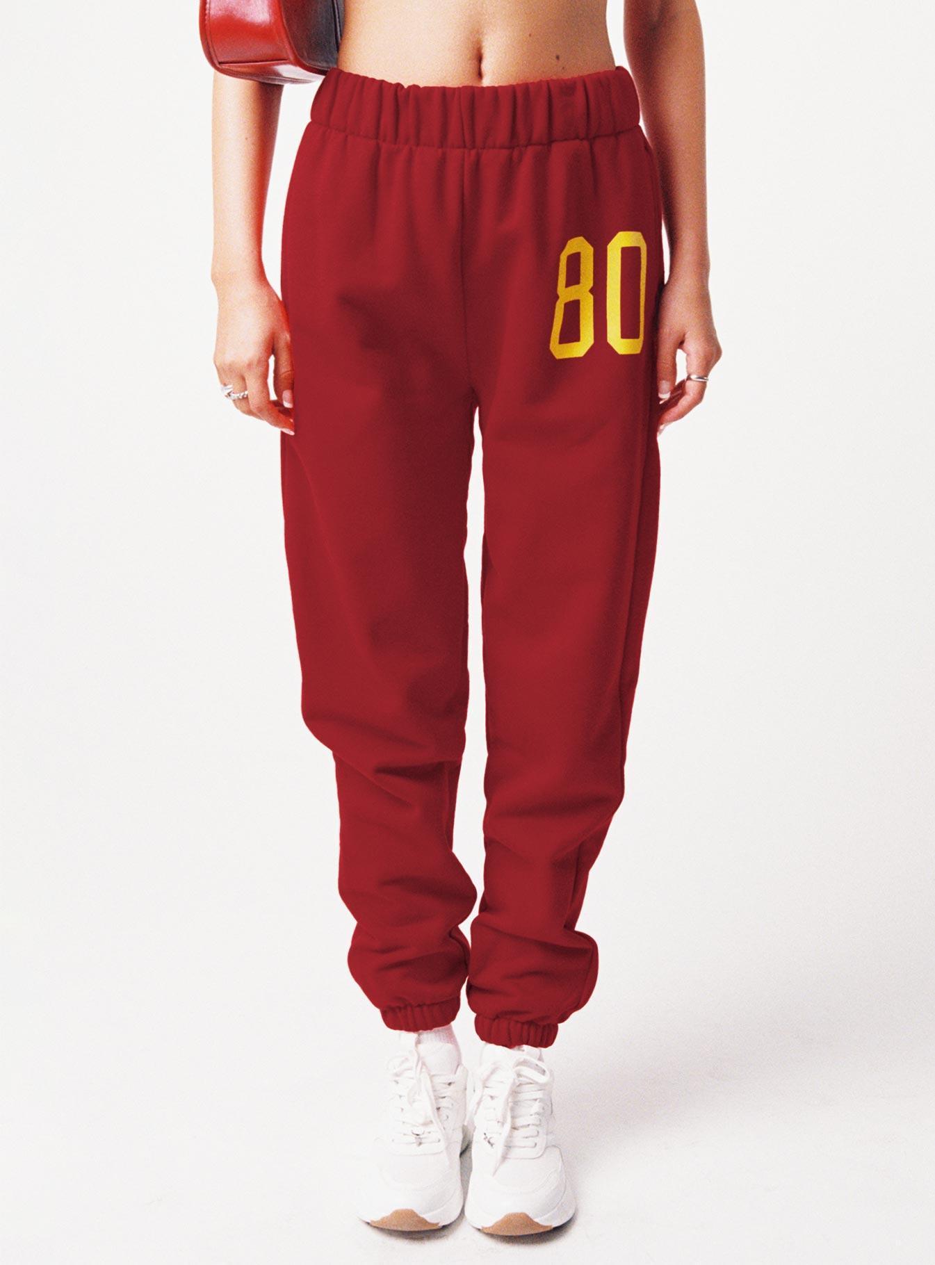 USC Sweatpants Cardinal Red / White Product Image
