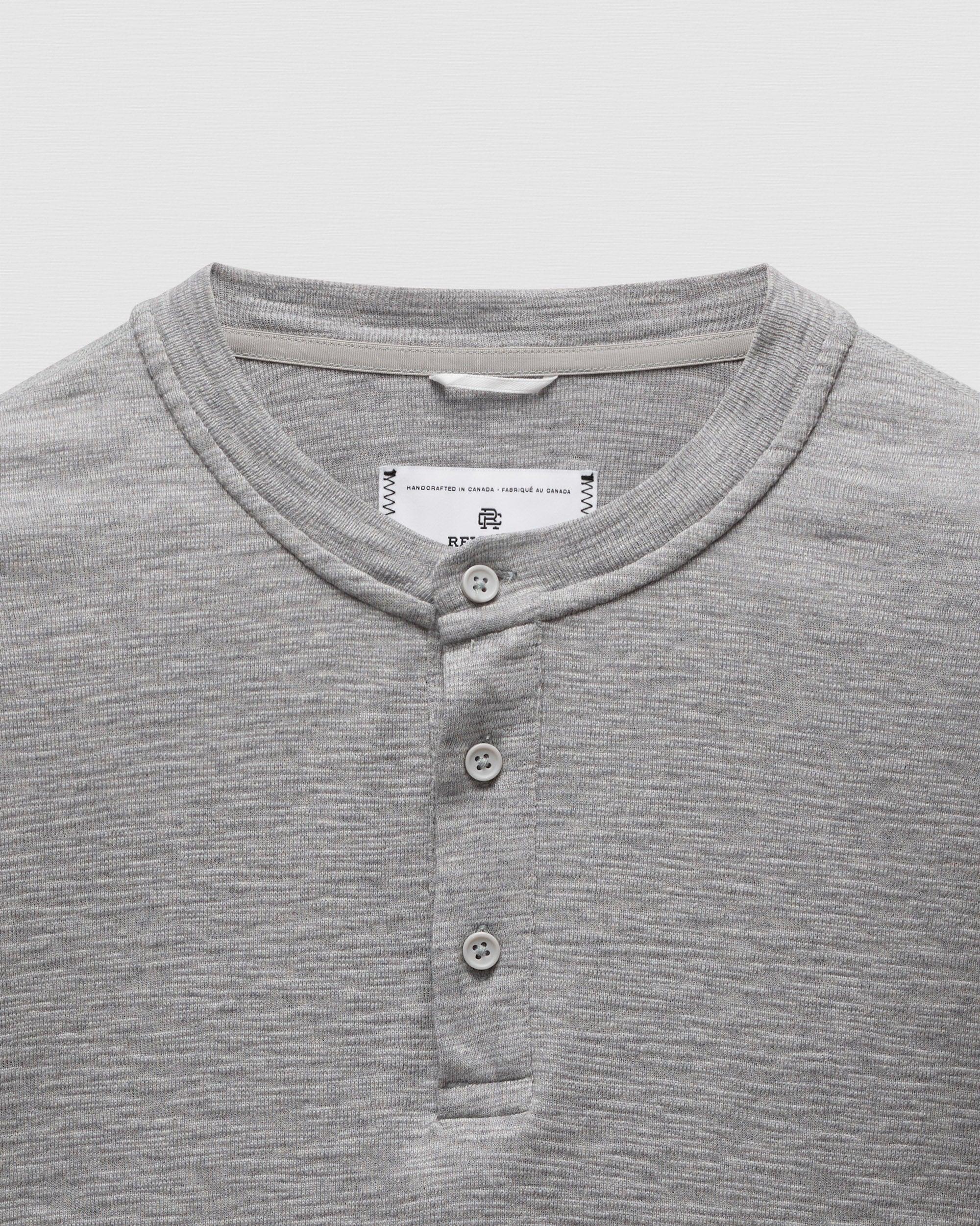 1X1 Slub Slim Henley Male Product Image