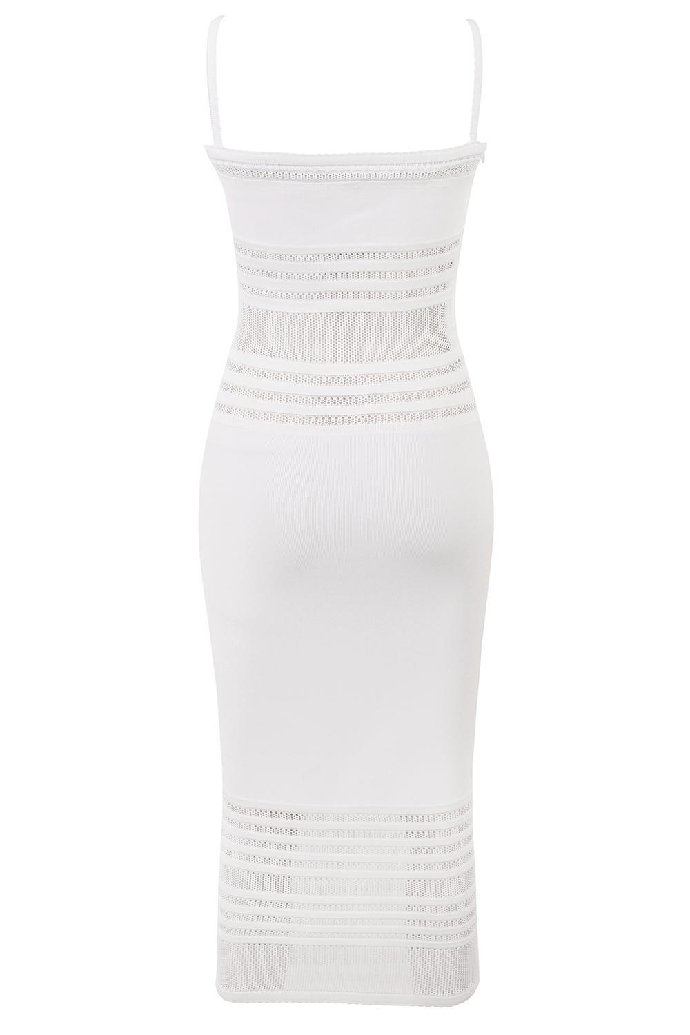 Gia Ivory Dainty Knit Midi Dress Product Image