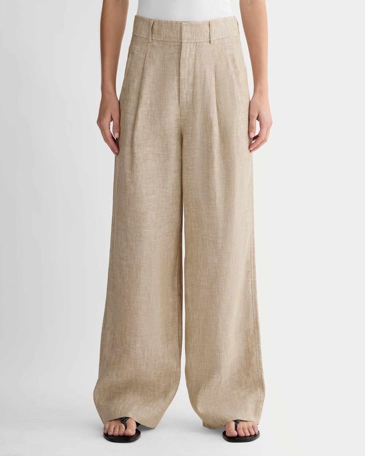 Womens Linen Way-High Drape Pant by Everlane Product Image