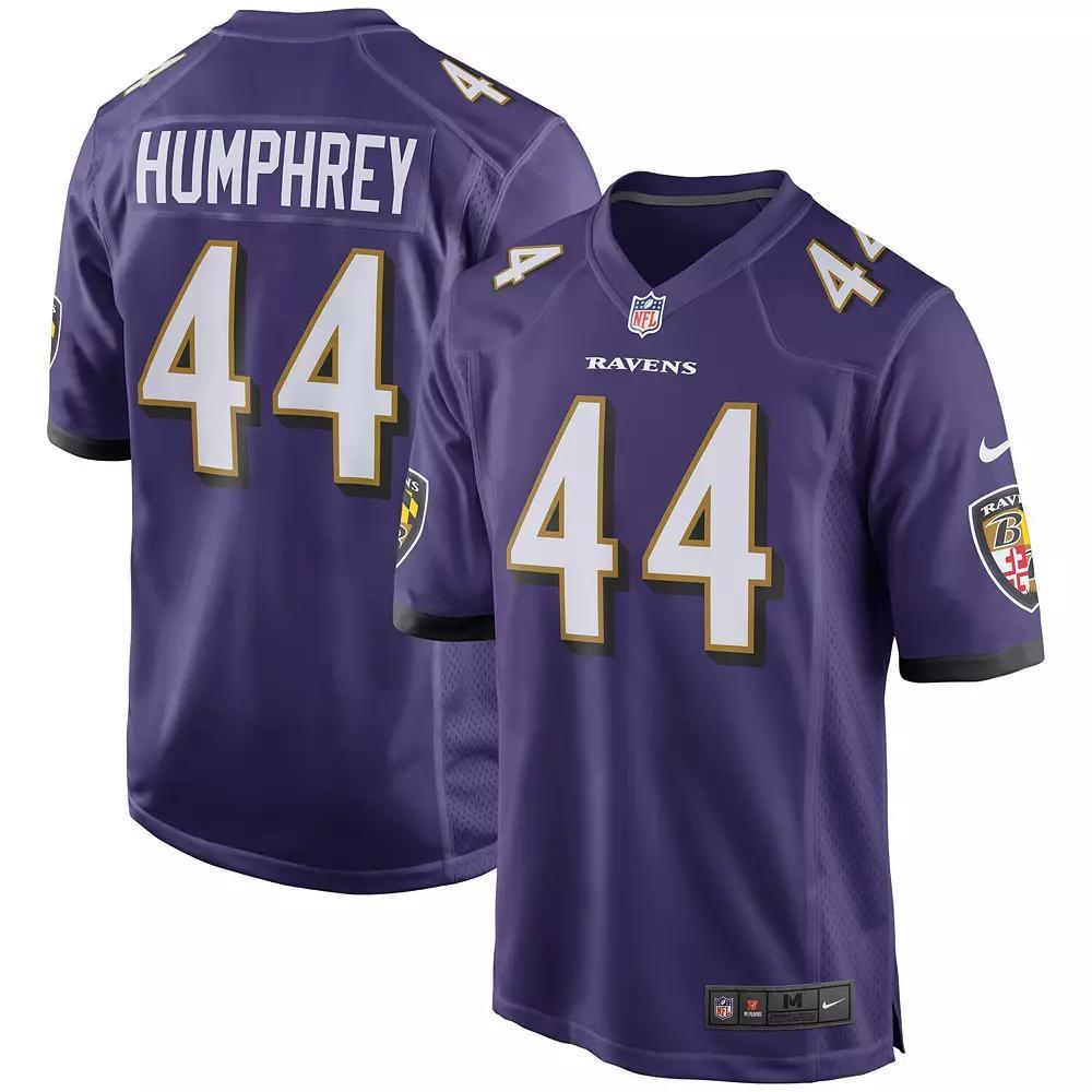 Men's Nike Marlon Humphrey Purple Baltimore Ravens Player Game Jersey, Size: 2XL Product Image