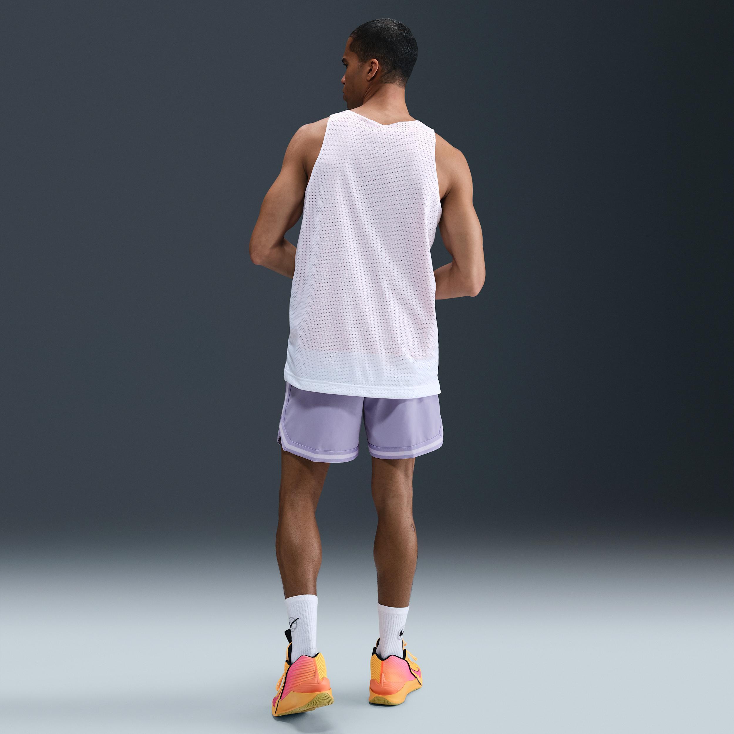 Nike Mens DNA Dri-FIT 6 UV Woven Basketball Shorts | FN2659-515 Product Image