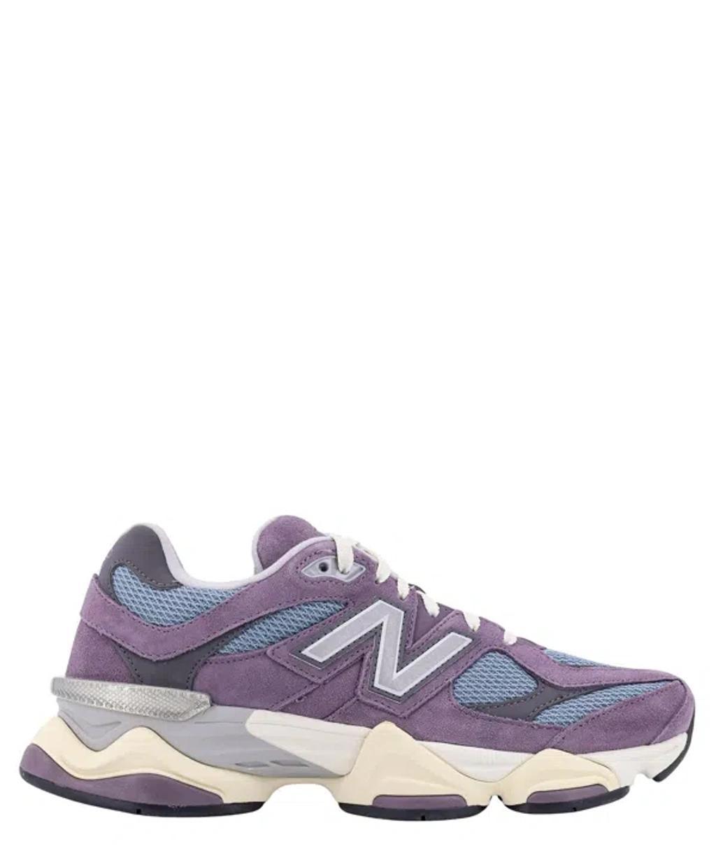 NEW BALANCE 9060 Suede And Mesh Sneakers In Purple Product Image