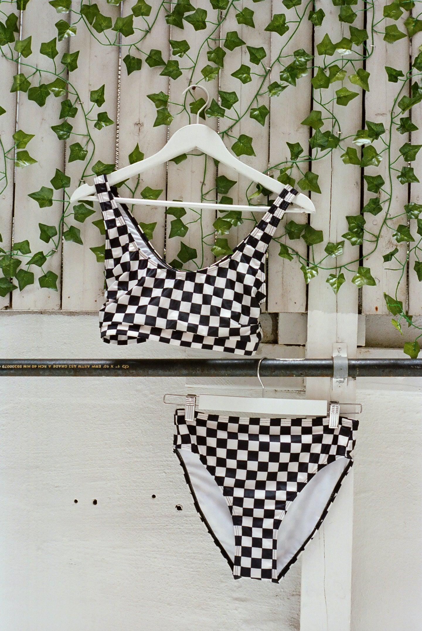 Sport Bikini Bottom - Diner Check Product Image