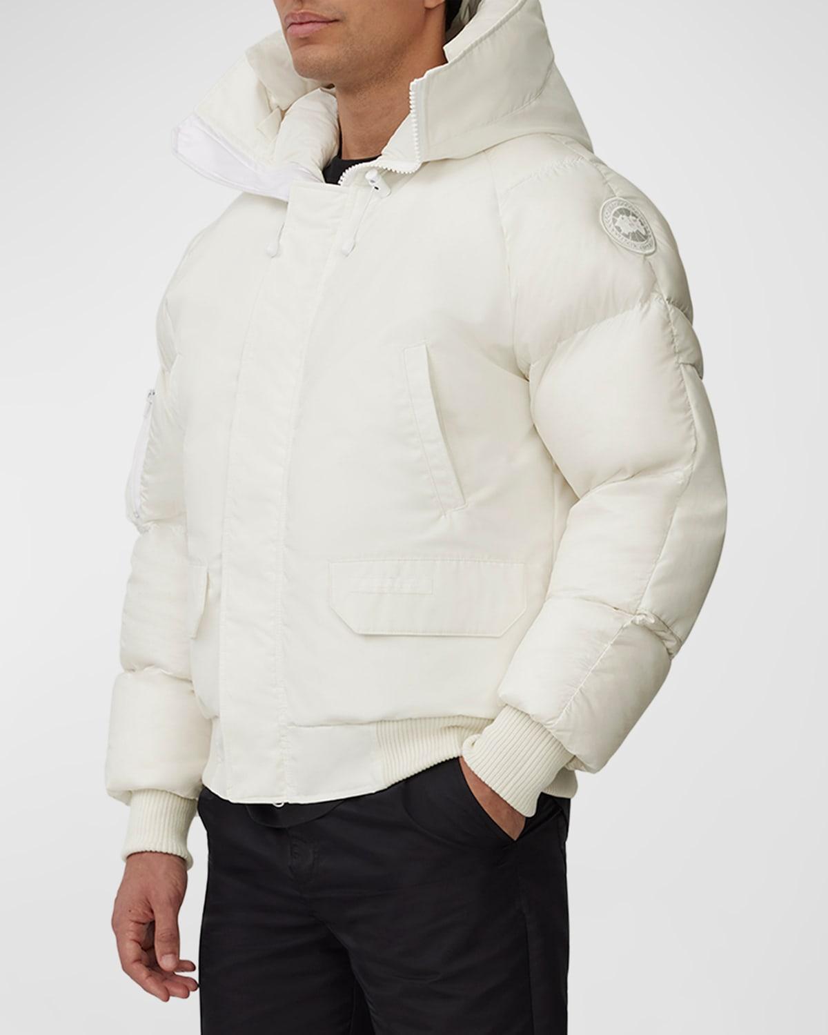 Mens Mixed Media Paradigm Chilliwack Hooded Down Jacket Product Image