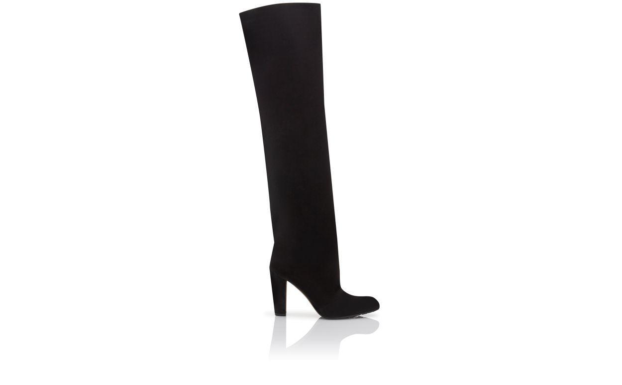 GARDAHI Black Suede Knee High Boots Product Image