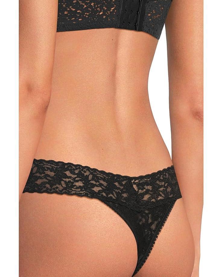 Signature Lace Original Rise Thong 3-Pack Product Image