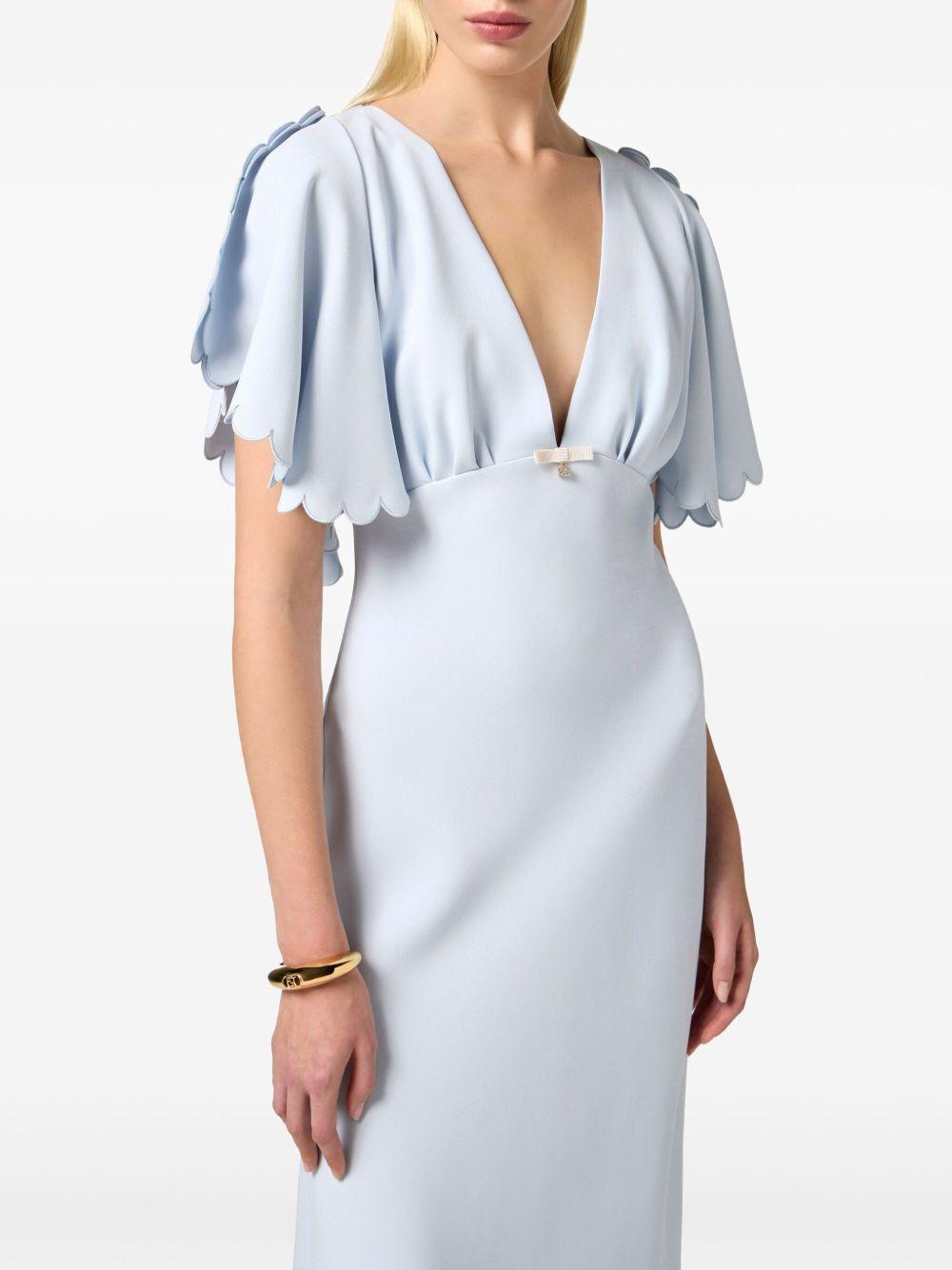 crepe midi dress Product Image