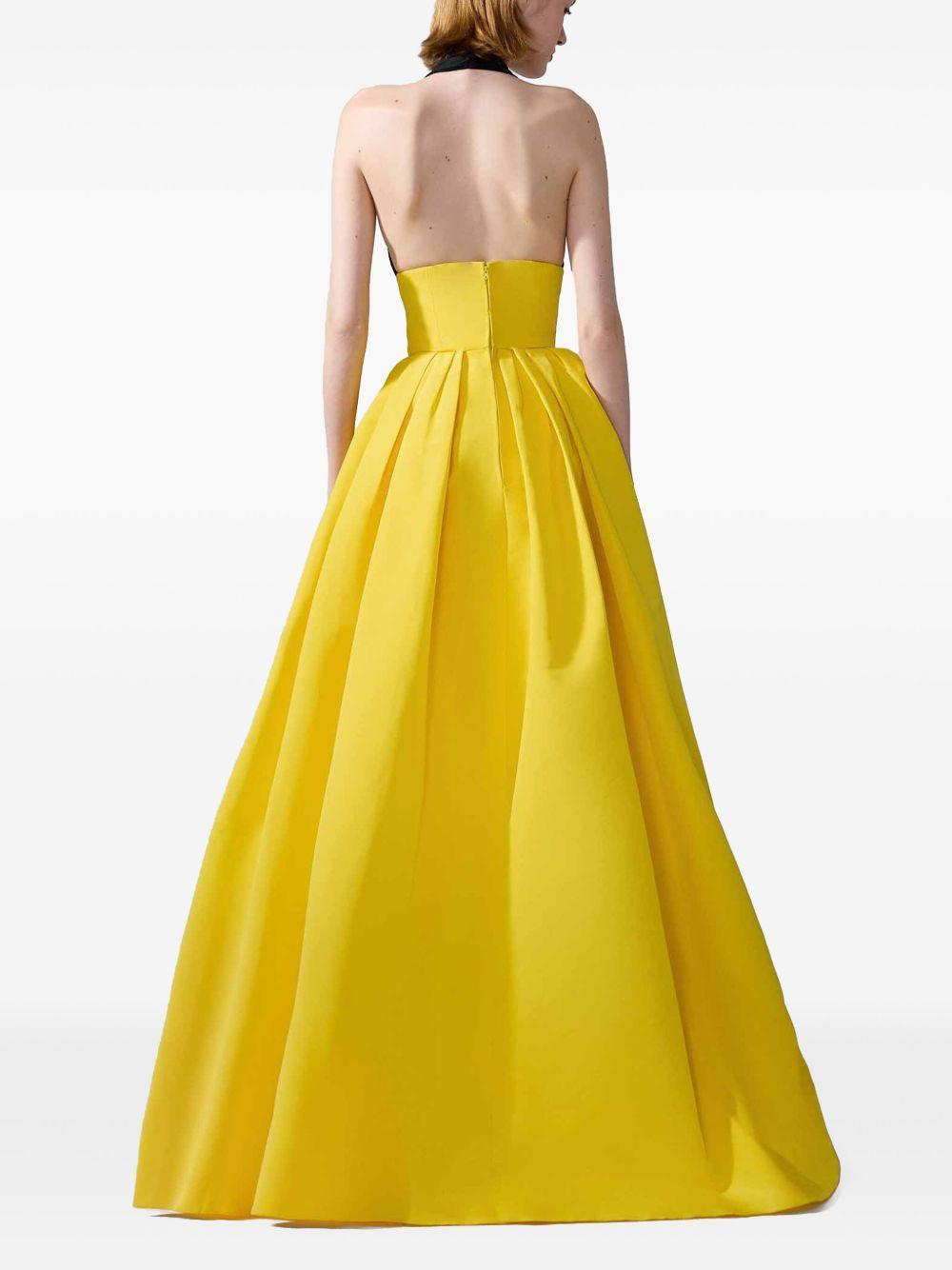 plunging V-neck gown Product Image