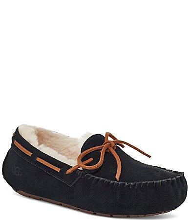 UGG Womens Dakota Wool-Lined Suede Slipper Product Image